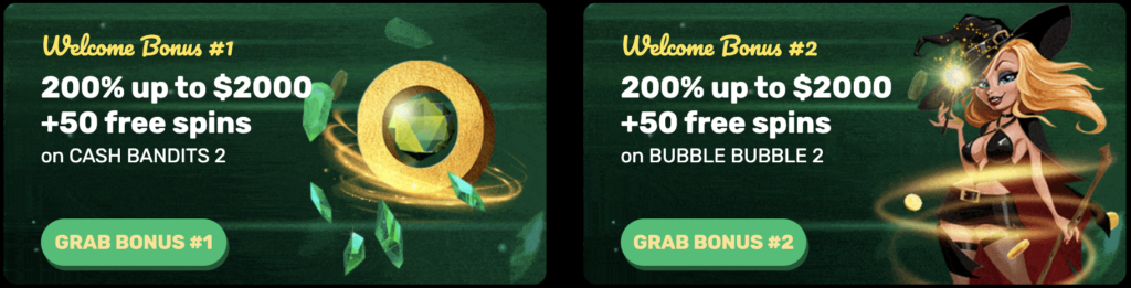 Welcome Offers at Ozwin Casino